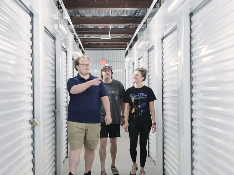 Main Road Self Storage team at the front desk